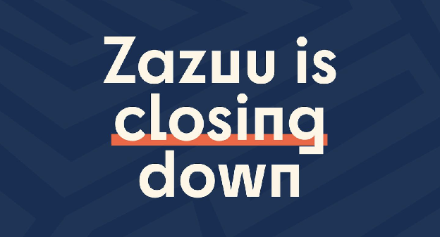 Zazuu is shutting down message