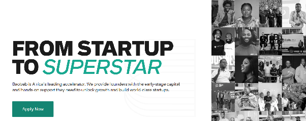 Poster of The Baobab Network with short description of service